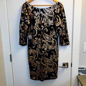 Le Chateau sequin cocktail dress